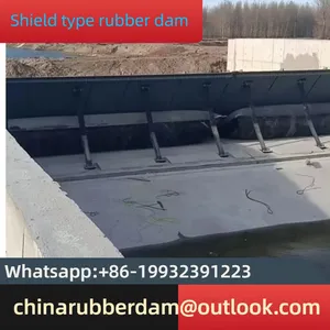 Inflatable Flood Control Dam, Water and Gas Diversion Shield Dam Construction, Overall Slope Rubber Dam Factory thumbnail-5