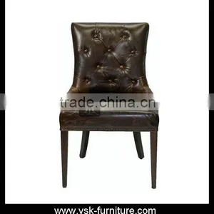 DC-217 Senior Villa Parlor Genuine Leather Chair thumbnail-1