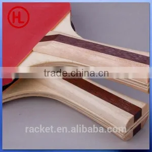 Promotional Desktop Poplar Wooden Ping Pong Table Tennis Racket Set With 3 Table Tennis Balls Wholesale thumbnail-5
