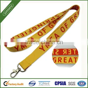 Prevalent and Fashionable Nylon/polyester Woven Lanyard With Metal Hook thumbnail-1