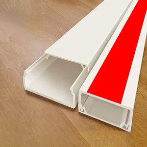Quality Assurance Heat Resistant White Cable Trunking Management Plastic PVC Cable Tray thumbnail-1