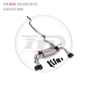 HMD SS304 Exhaust Catback for BMW 320i 420i F30 F36/ 320I G20/320i 330i G20/420i F36 Muffler With Valve For Cars Whatsapp+86 18946955156 thumbnail-1