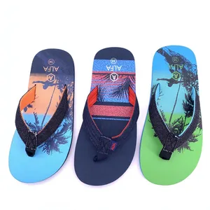 Factory Direct Wholesale Fashion EVA Flip Flops Slider for Children OEM Logo thumbnail-5