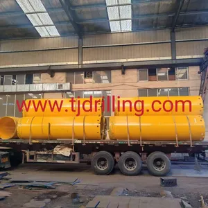 1200/1120mm Double Wall Casing Screw Joint Wall Thickness 40mm Used on Liebherr-lb28 Drill Rig for Cased Bored Pile Foundation Work thumbnail-1