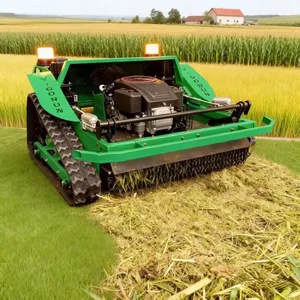 Industrial Grade 48V Brushless Motor Crawler Remote Mower VTLM800 Self-Locking Safety Slope Brush Mower thumbnail-1