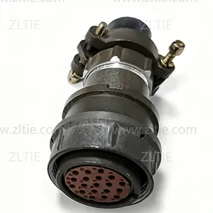 2PM-27 Series 19Pin Female Straight Cable Plug Unshielded With Gold Plated Pin – 2РМДТ27КПН19Г5А1В 2PM27K19QB1 thumbnail-2