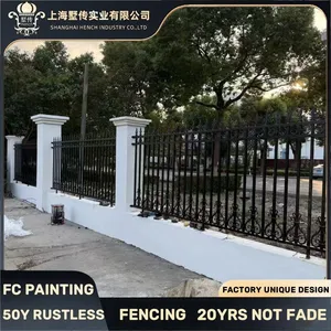 Luxury Wrought Iron Railing Stair Iron Fence thumbnail-5