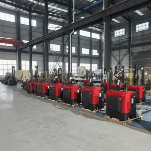 Hot Sell 1-3T Stacker Jack Lifter Strong Fork Motor Stand-on Operation Pallet Truck Electric Stacker With Standing Pedal Type thumbnail-5