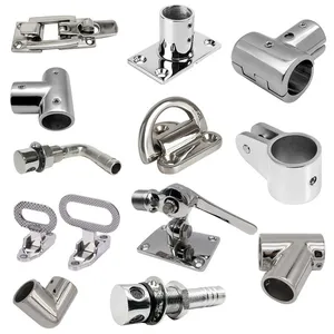 Boat Parts Product Manufacturer 316 Stainless Steel Marine Hardware Kayak Yacht Rope Mooring Cleat Accessory Boat Accessory for Boat thumbnail-2