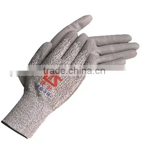 Anti Cut Work Gloves With PU Coated thumbnail-2