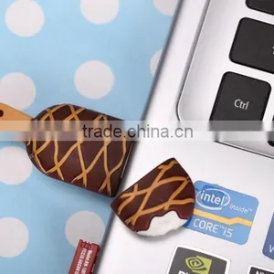 Pvc Material Ice Cream Usb 2.0 With Keychain Supplier's Choice thumbnail-3