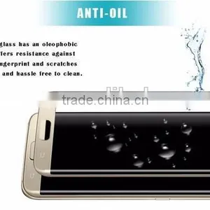 Full Cover Protector !Anti-Fingerprint 0.33mm 9H Premium Gorilla Tempered Glass Screen Protector for Samsung Galaxy s7 Edge thumbnail-5
