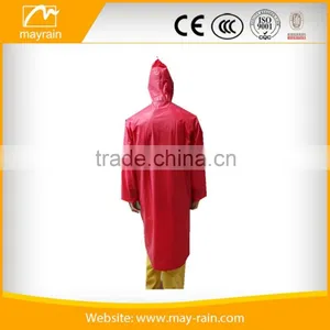 Cheap Adult Long Size PVC Raincoat Manufacturer thumbnail-1