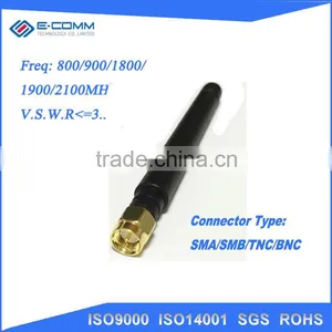 Top Sales!! 890-960MHz Rubber Stick GSM Antenna With Sma Male Connector thumbnail-2