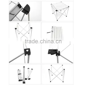 Light Aluminum Folding Picnic Garden Portable Outdoor Camping Foldable Dining Table Quality Choice thumbnail-6