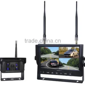 100% Factory DC12 to 32V 2.4G Digital Wireless 4 Way Car Reverse Camera System With Night Vision Camera thumbnail-3