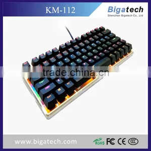 2016 Latest 78keys Mini RGB Mechanical Keyboard Quality Choice thumbnail-2