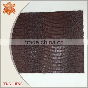 Clear Emboss Leather Fabric for Shoes,bags,furniture,sports Goods thumbnail-5