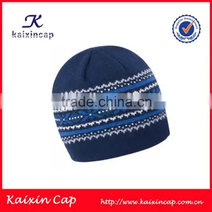 Customize Winter Acrylic Knitted Beanie Hat thumbnail-1