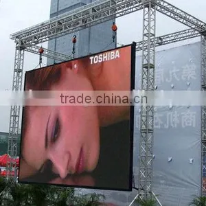 HD Video Advertising Full Color P10 Flexible Outdoor Led Screen thumbnail-1