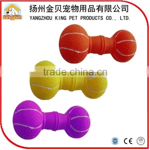 Eco Friendly Rubber Pet Barbell Dog Chew Toy for Training thumbnail-1