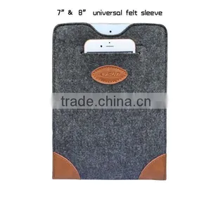 Felt Envelope Flip Leather Case for Ipad Mini thumbnail-1