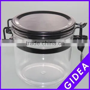 AS Clear Plastic Clip Jar thumbnail-1
