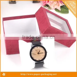 Grey Cardbaord Luxury Single Watch Boxes thumbnail-1