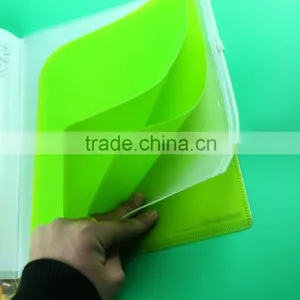Multipage Folder With Zip Lock, Pvc Zip File Folder, Pvc Plastic Zipper Bag in a4 Size thumbnail-4
