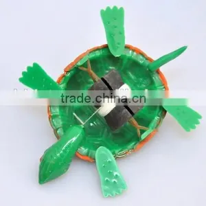 4 Inch Wholesale Educational Green Cute Pull Thread Turtle Ship Toy thumbnail-2