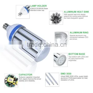 Hot Sale E40 B39 E27 E26 27w 36w 45w 54W 80W 100w 120w Led Corn Street Light thumbnail-3
