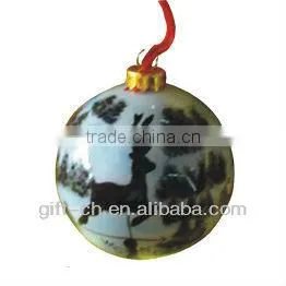 High Quality Glass Ball Ornament for Christmas Decoration thumbnail-1
