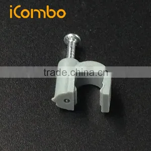 7mm Nylon Spiral Cable Holder Wall Wrap Mounting Clamp Clips thumbnail-3