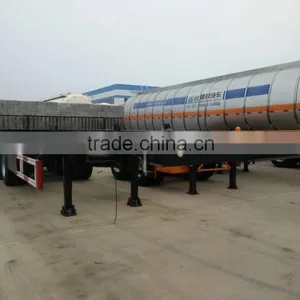 2014 China Time Go Best-selling 3 Axles Flatbed Semi Trailer thumbnail-1