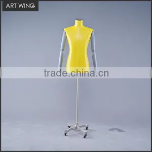 Adjustable Display Dress Form Female Mannequin Make Your Own on Wheels thumbnail-5