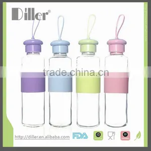 Wholesale Fasionable Voss Water Glass Bottle Wholesale With Silicone Sleeves thumbnail-1