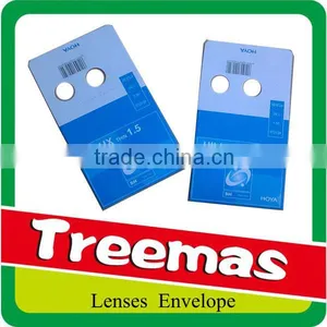 Lenticular Aspherical Lens Envelope Packing for Lens With Holes for Sticker/ Small Paper Pouch for Optician Made in China Quality Choice thumbnail-1