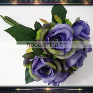 Cheap Wedding Bouquet Artificial Rose Wholesale thumbnail-5