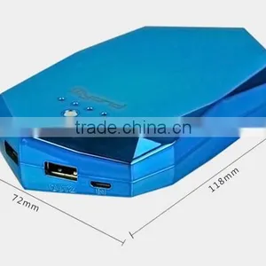 2015 AAA Grade Lithium Polymer Private Mould 7200mah Power Bank thumbnail-2