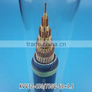 PVC Sheathed Flexible Control Cable,XLPE Insulated,Copper Conductor,Braiding Shielded thumbnail-1