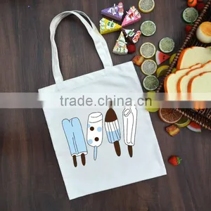 Custom Logo Tote Canvas Bag for Shopping Shoulder Bag for Fashionable Women thumbnail-5