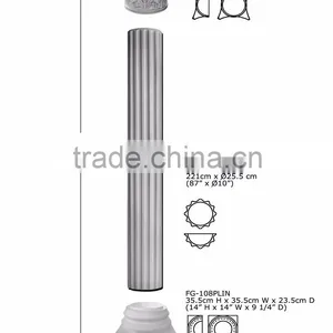 Roman Pillar Design With High Quality and Good Price Beautiful Polystyrene Crown Roman Pillars Column Molds for Sale thumbnail-3