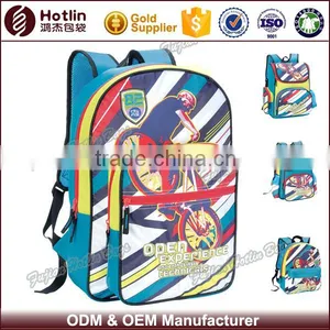 Waterafstotende Boy Stripe Fashion High School Backpacks Stripe Doraemor Bag thumbnail-1