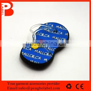 Raised Print Label 3d Colorful Pvc Mini Shoes Patches thumbnail-1