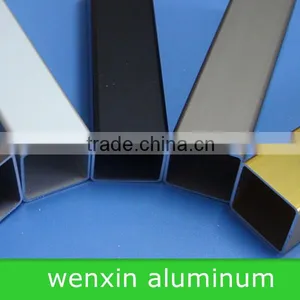 Gold Oxidiztion Aluminium Square Tube and Black Aluminum Square Tube thumbnail-2