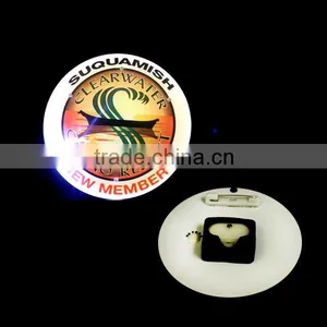 New Products Plastic Customized Colorful Glow Badge thumbnail-3