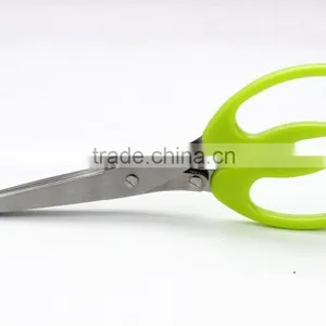 Stainless Steel Kitchen Scissor Chopped Green Onion Scissor Many Layer Paper Shredding Scissors thumbnail-4