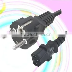 Power Cord EU Standard With IEC C13 Connection thumbnail-1