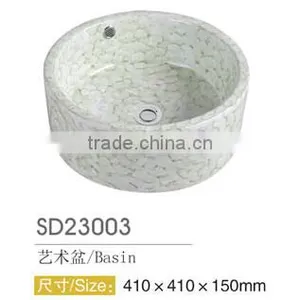 Round Beautiful Modern Design Bathroom Porcelain Basin thumbnail-2