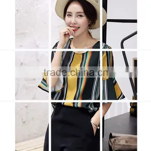 2017brand New Thailand Style Short Sleeve Lady Top thumbnail-4